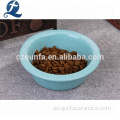 Blue Ceramic Hundefutter Water Feeder Pet Bowls